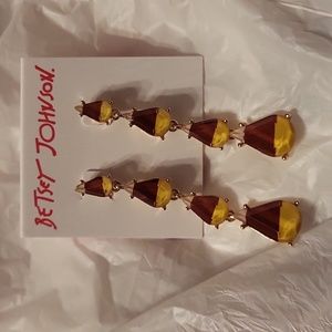 Betsey Johnson candy corn linear